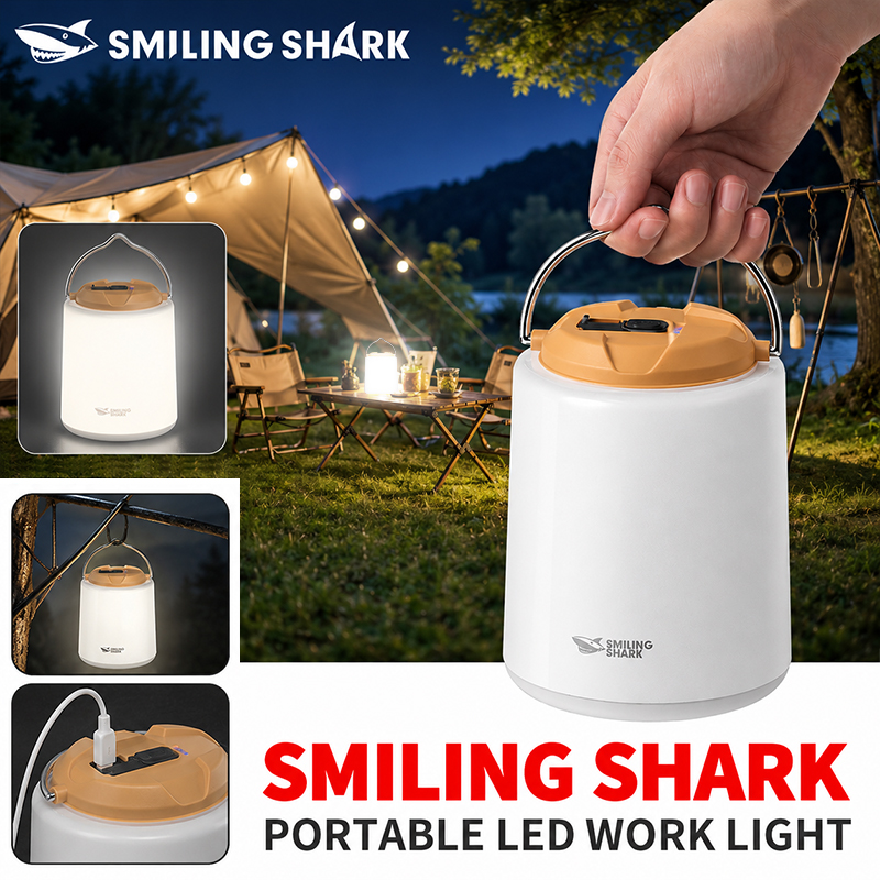 Power Outage Light - SMILING SHARK LED Rechargeable Camping Light