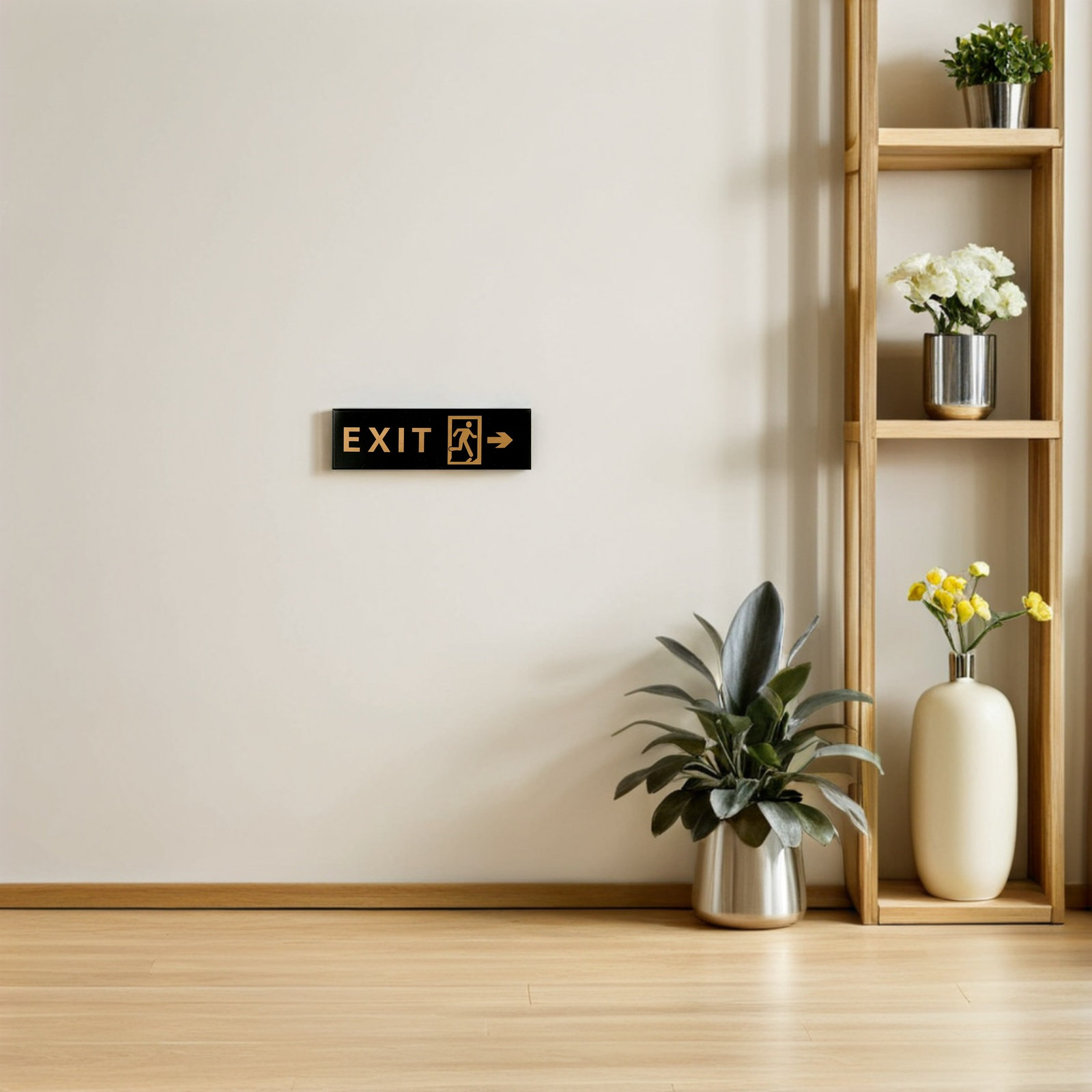 5Pcs Exit Sign Self Adhesive A - Emergency Exit Sign ulasan dan harga
