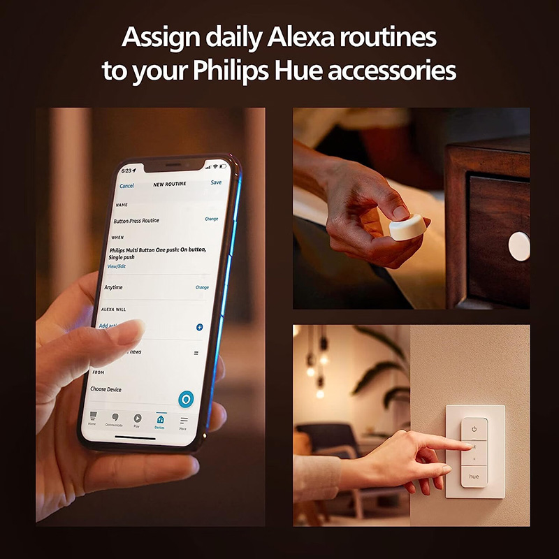 Philips Hue Smart Dimmer Switc - Philips Light Hue White ulasan dan harga