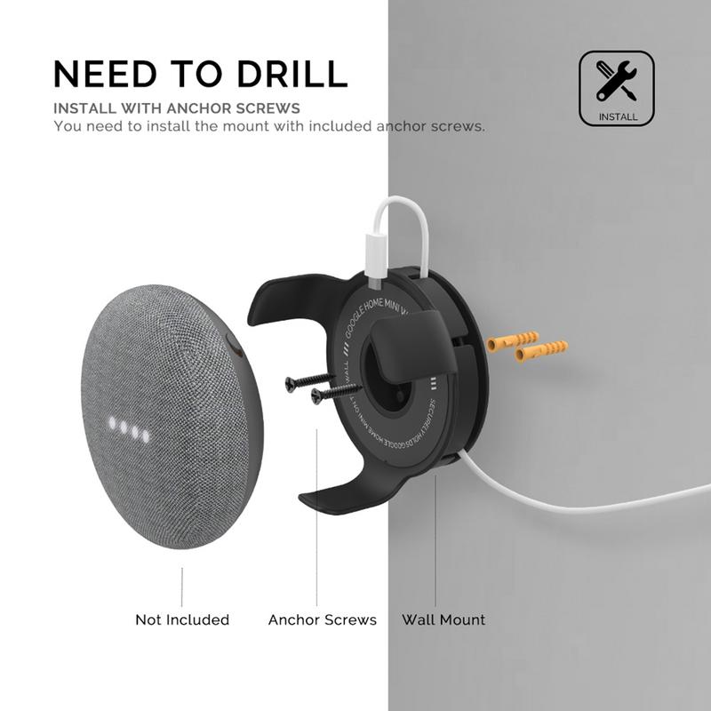 Outlet Wall Mount Holder for G - Google Speaker Nest Audio ulasan dan harga