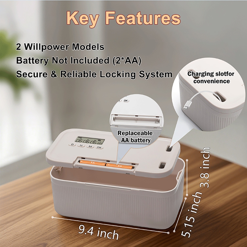 Timer Lock Boxes Electronic Lo - Medicine Cabinet Lock ulasan dan harga