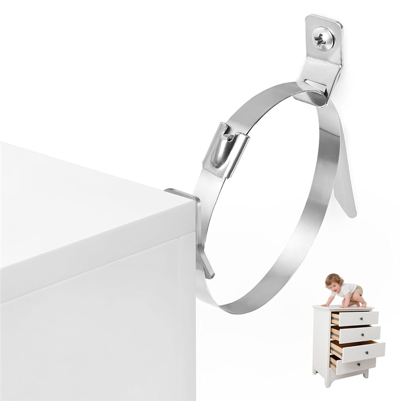 A04G-For Bookshelf Cabinet Ear - Earthquake Anchor Strap ulasan dan harga
