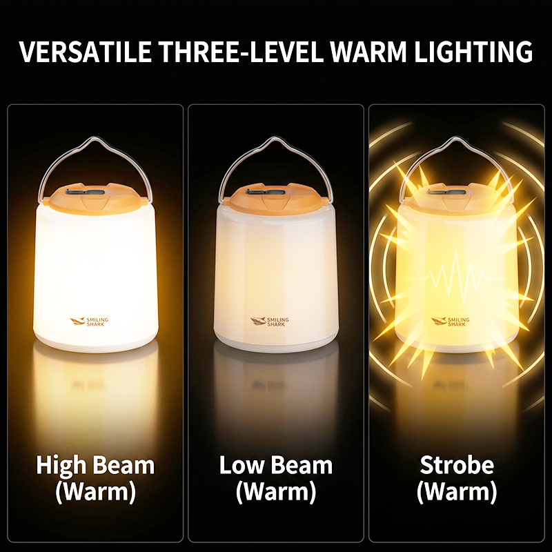 SMILING SHARK LED Rechargeable - Power Outage Light ulasan dan harga