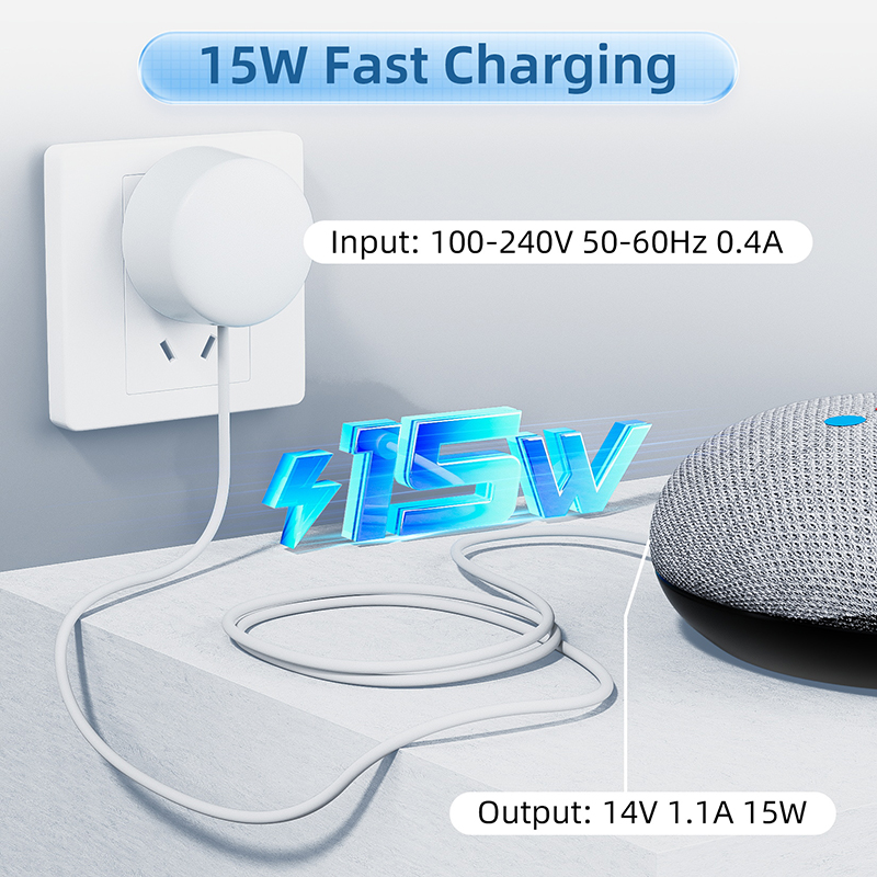 15W OEM Charger for Google Nes - Google Speaker Nest Audio ulasan dan harga