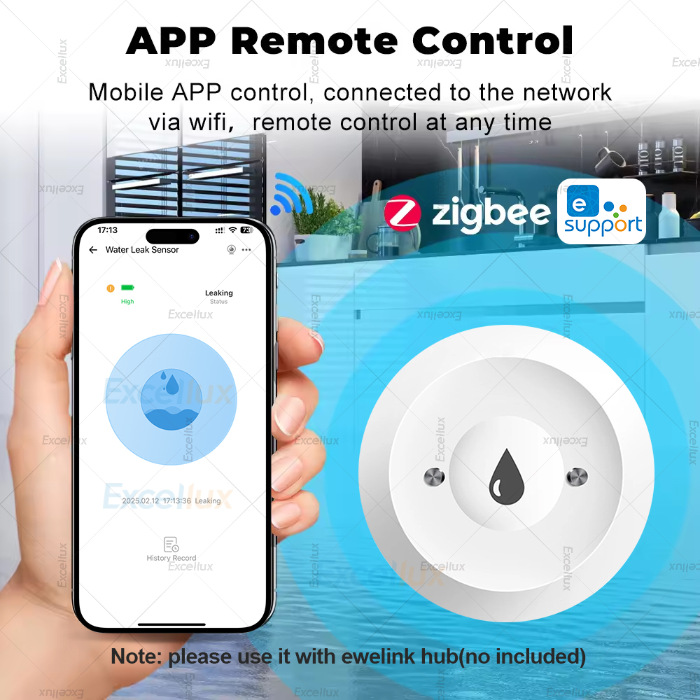 Ewelink Zigbee 3.0 Water Senso - Water Alarm Sensor ulasan dan harga