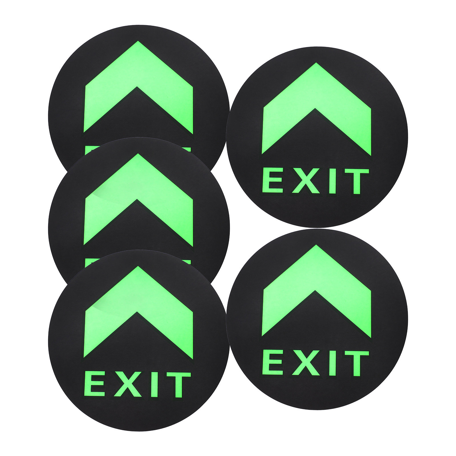 5Pcs Glow Safety Exit Signs Ni - Emergency Exit Sign ulasan dan harga