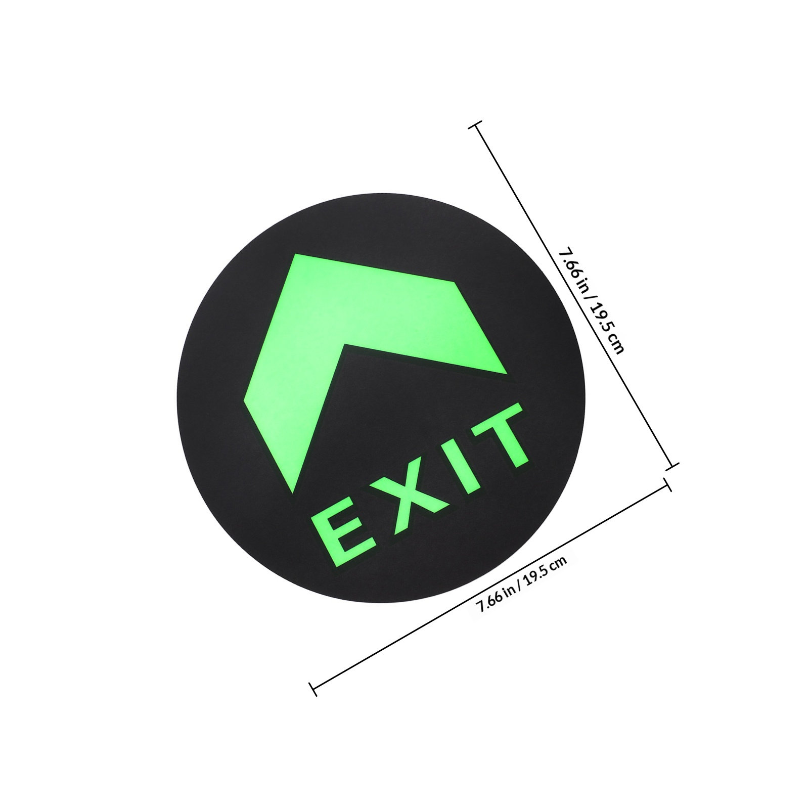 5Pcs Glow Safety Exit Signs Ni - Emergency Exit Sign ulasan dan harga