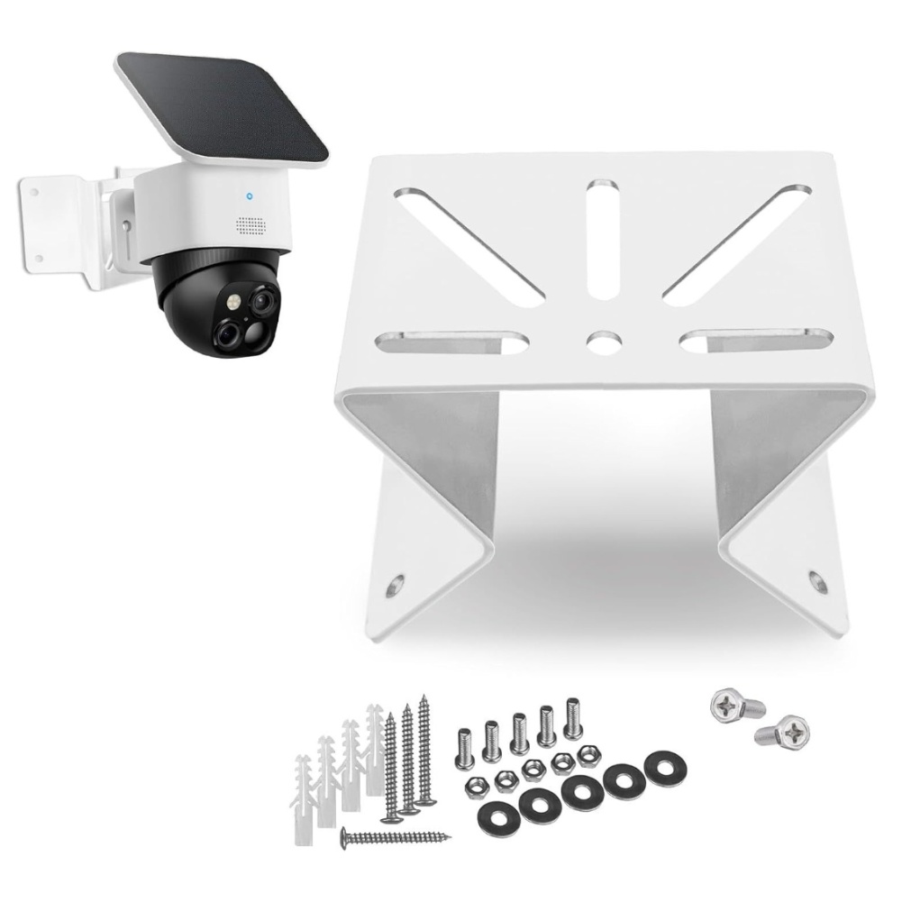 White Corner Mount Bracket for - Eufy Camera S340 ulasan dan harga