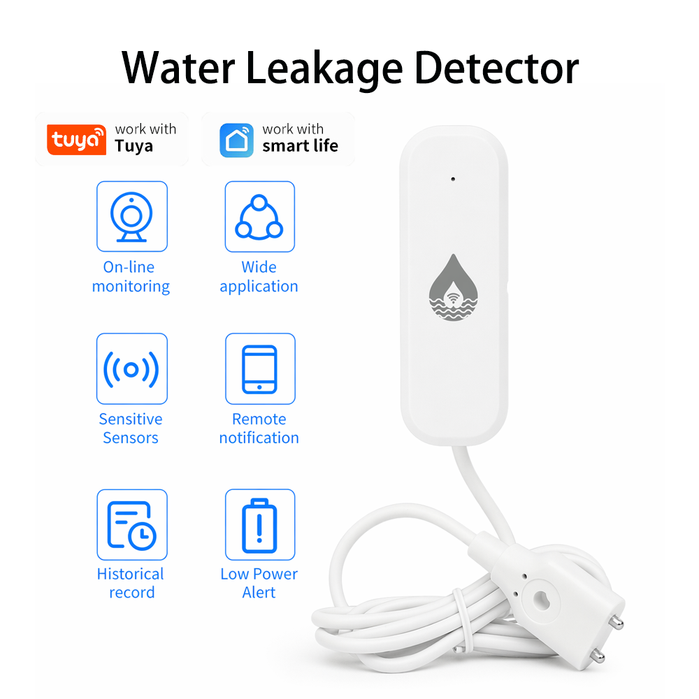 YFK WiFi/Zigbee Water Leakage  - Water Alarm Sensor ulasan dan harga