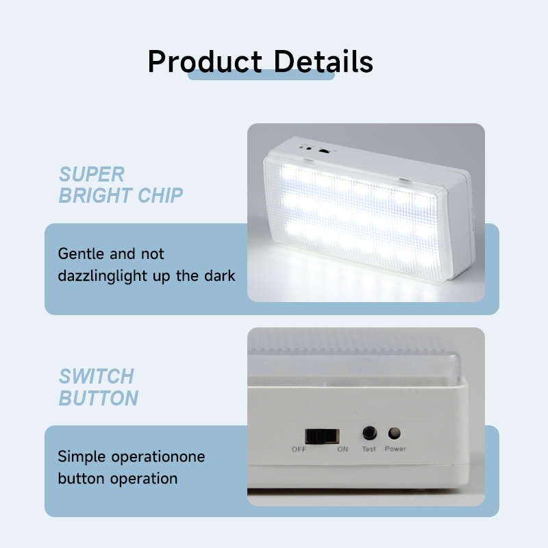 Wall-mounted Emergency Light P - Power Outage Light ulasan dan harga