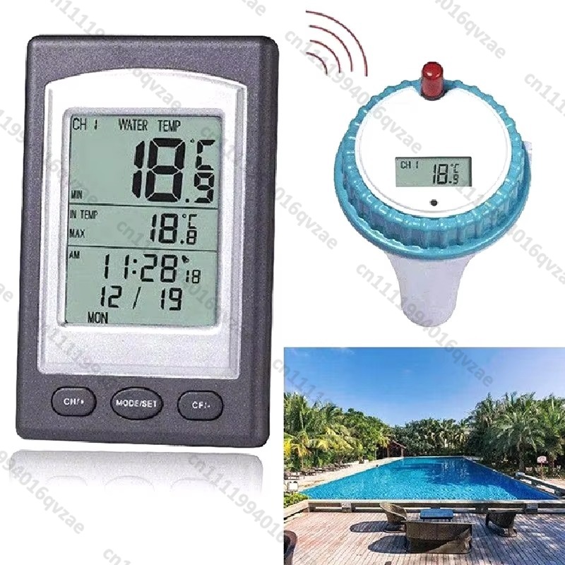 Wireless Pool Thermometer with - Pool Alarm Float ulasan dan harga