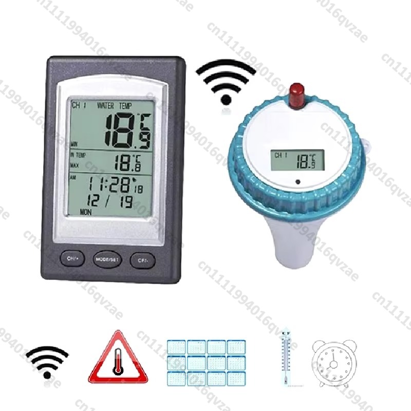 Wireless Pool Thermometer with - Pool Alarm Float ulasan dan harga