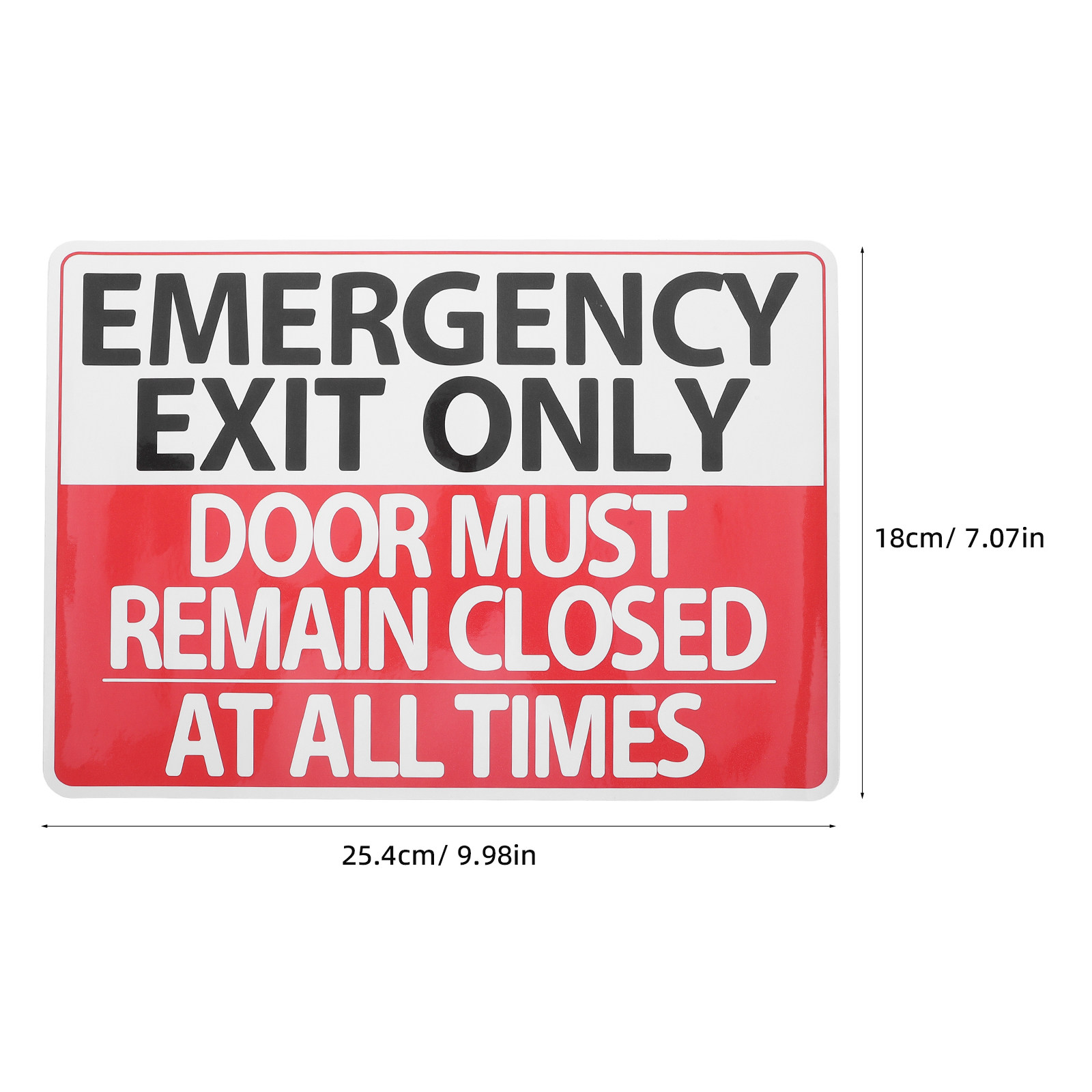 6Pack Emergency Exit Sign Stic - Emergency Exit Sign ulasan dan harga