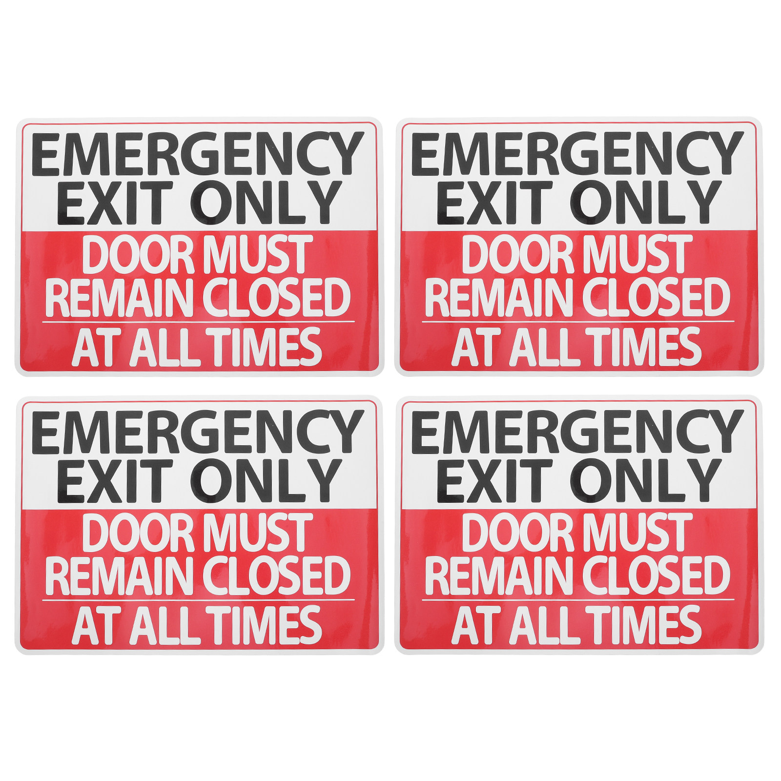 6Pack Emergency Exit Sign Stic - Emergency Exit Sign ulasan dan harga