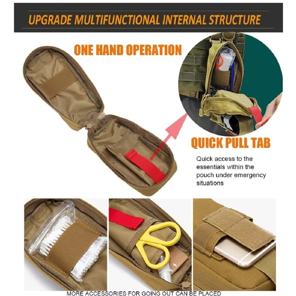 Portable First Aid Kit Drop Le - First Aid Bag Kit ulasan dan harga