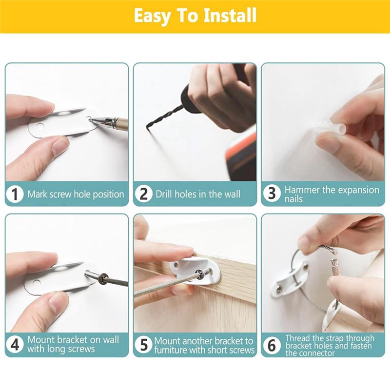 A84F-Furniture Anchors For Bab - Earthquake Anchor Strap ulasan dan harga