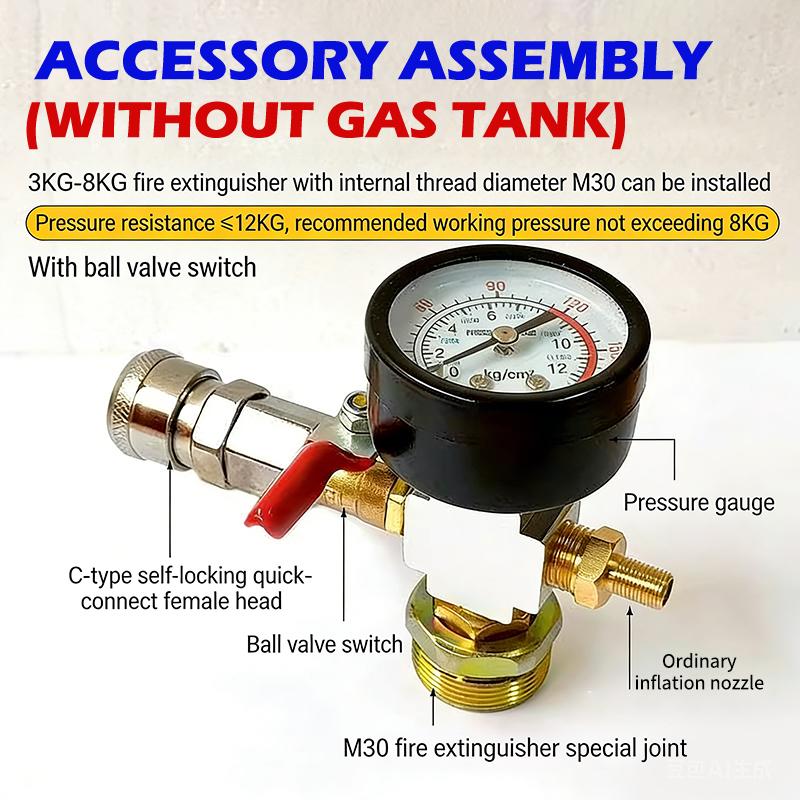 Air Pump Pressure Adapter Conv - Fire Extinguisher Small ulasan dan harga