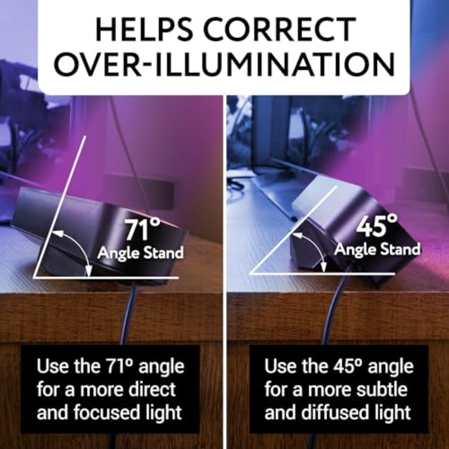 4 Pack Ambient Lighting Angled - Philips Light Hue Play ulasan dan harga