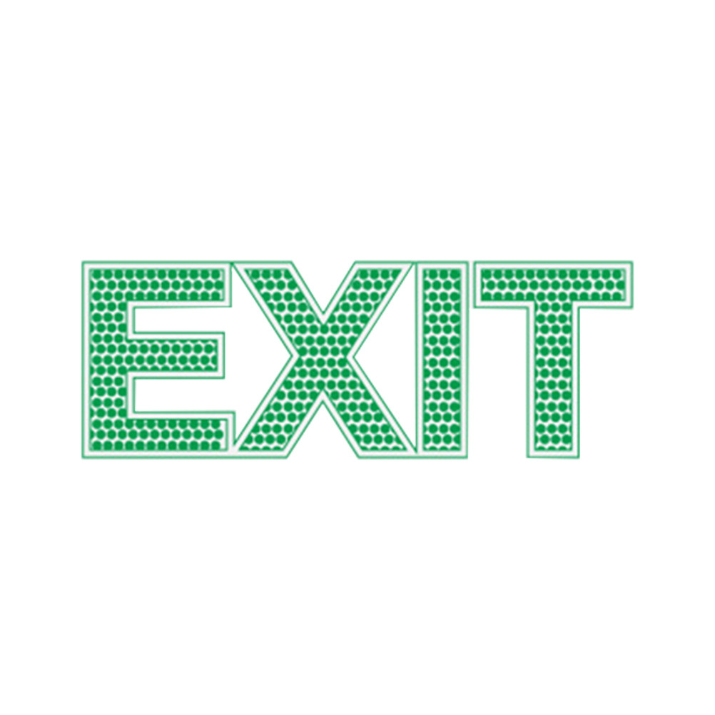 Exit Wall Safety Sticker Nocti - Emergency Exit Sign ulasan dan harga