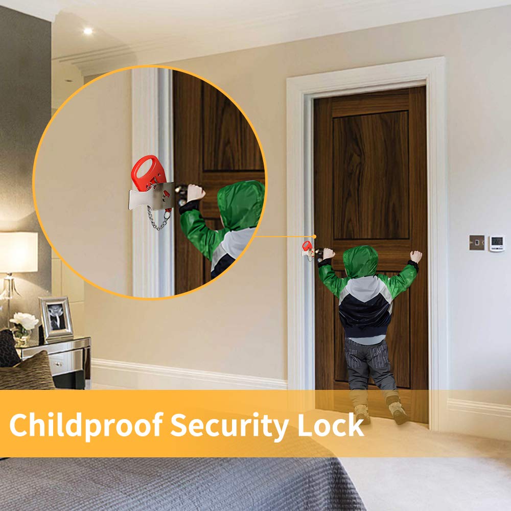 KAK Portable Door Lock Keyless - Security Chain Door ulasan dan harga