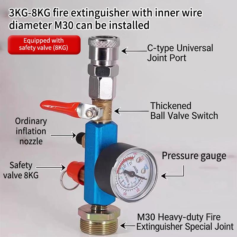 Air Pump Pressure Adapter Conv - Fire Extinguisher Small ulasan dan harga