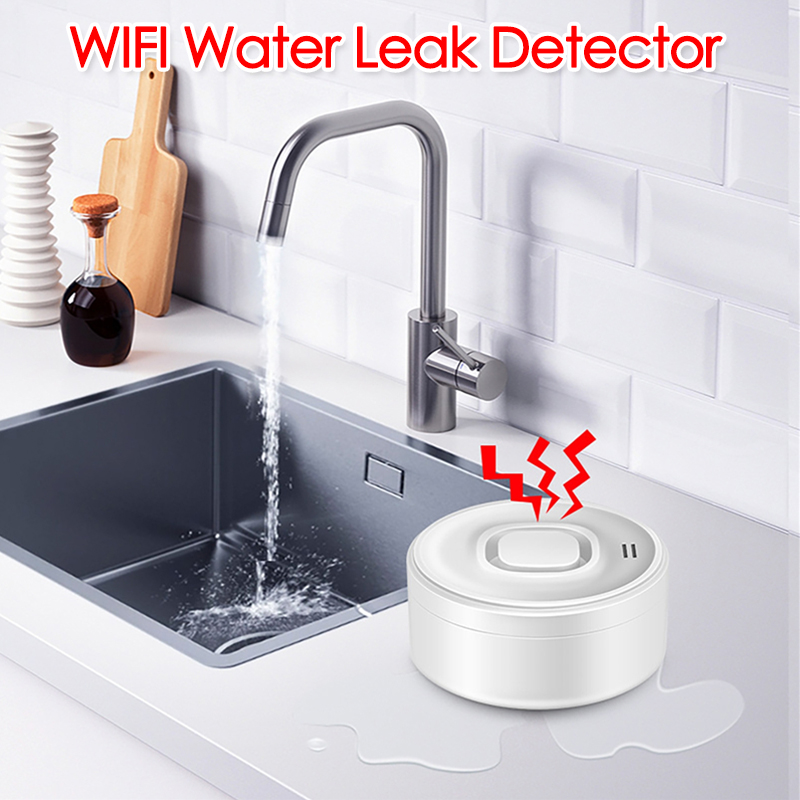 Smart WIFI Water Leak Detector - Water Alarm Sensor ulasan dan harga
