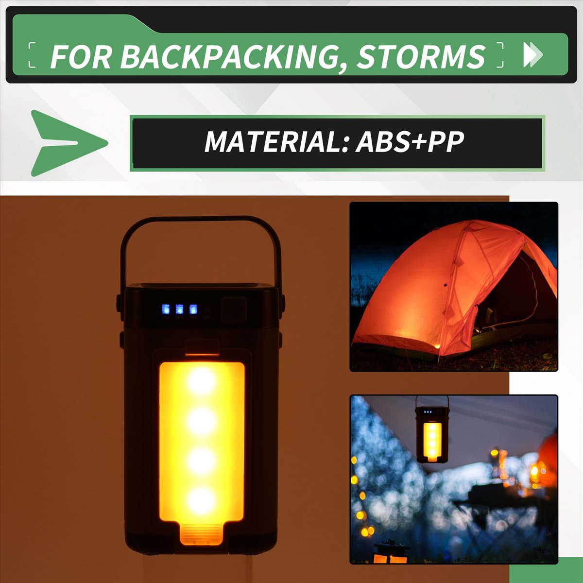 X08A Foldable LED Camping Lant - Power Outage Light ulasan dan harga