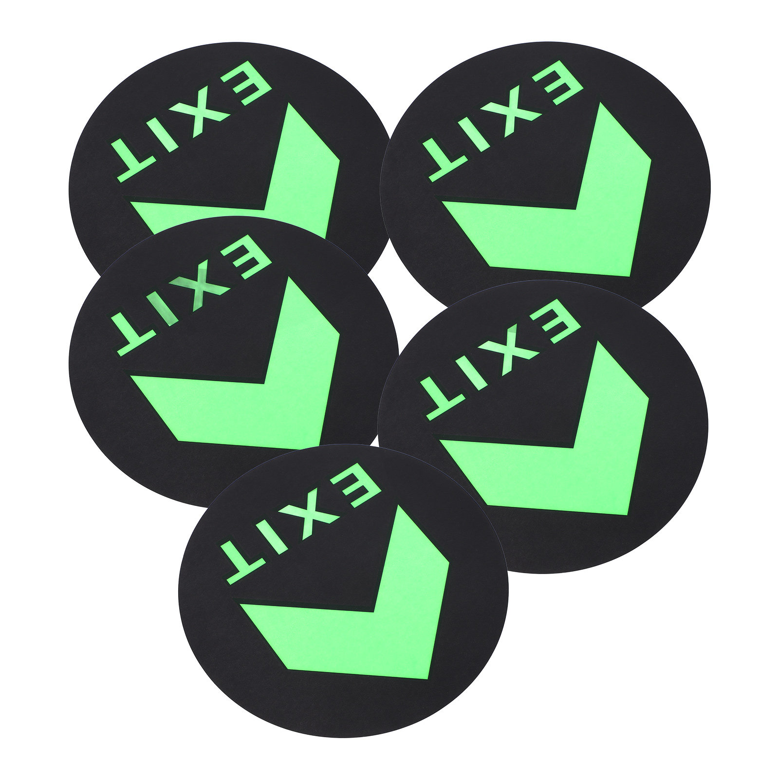 5Pcs Glow in Dark Exit Safety  - Emergency Exit Sign ulasan dan harga