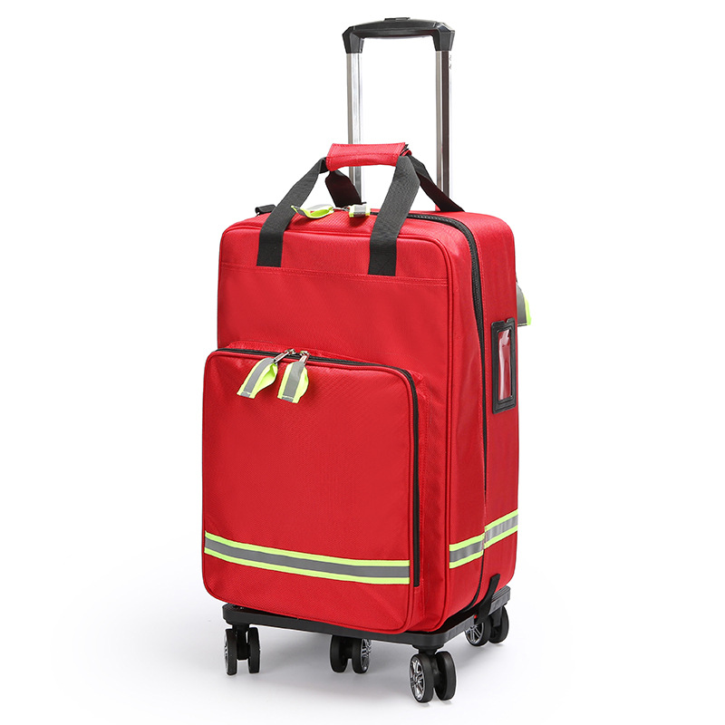 Large Capacity Empty Trolley F - First Aid Bag Kit ulasan dan harga