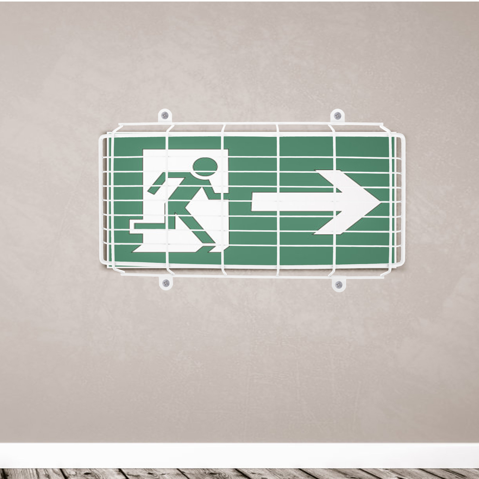 Metal Emergency Light Protecti - Emergency Exit Sign ulasan dan harga